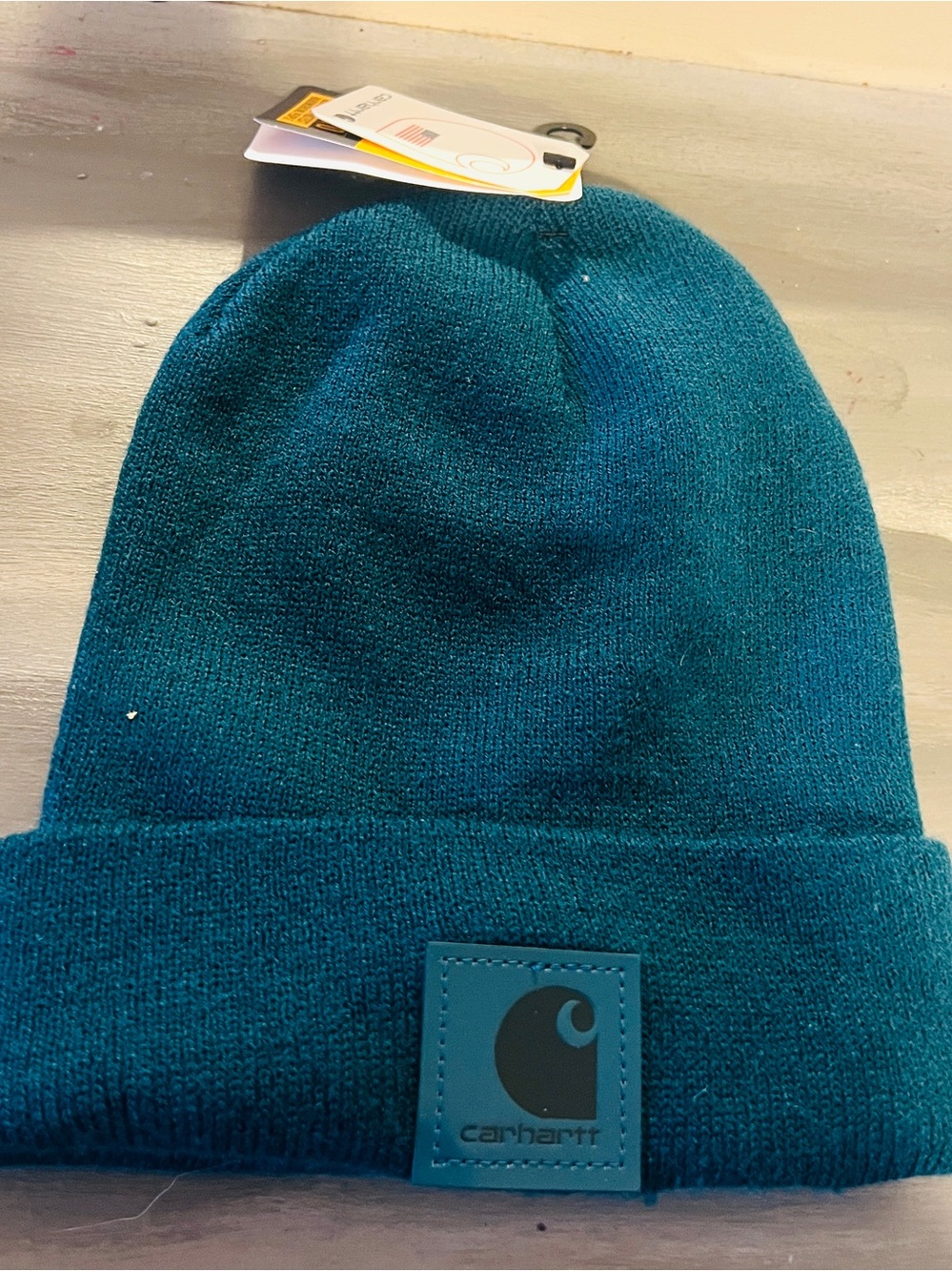Carhartt Teal Knit Beanie